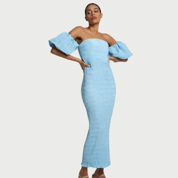 L'Idee | Dresses | Lidee Art Deco Summer Blue Size 6xs | Poshmark